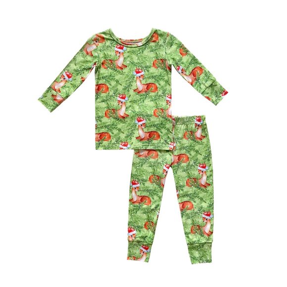 Royal Babies & Tots Fawns Through The Snow Bamboo Toddler Pajama Set
